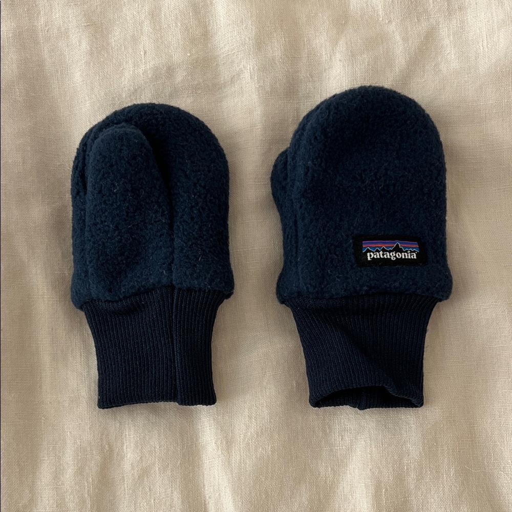 Patagonia Baby Pita Pocket Mittens - Navy
